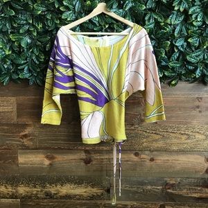 MOTH Anthropology Patterned Top- XS